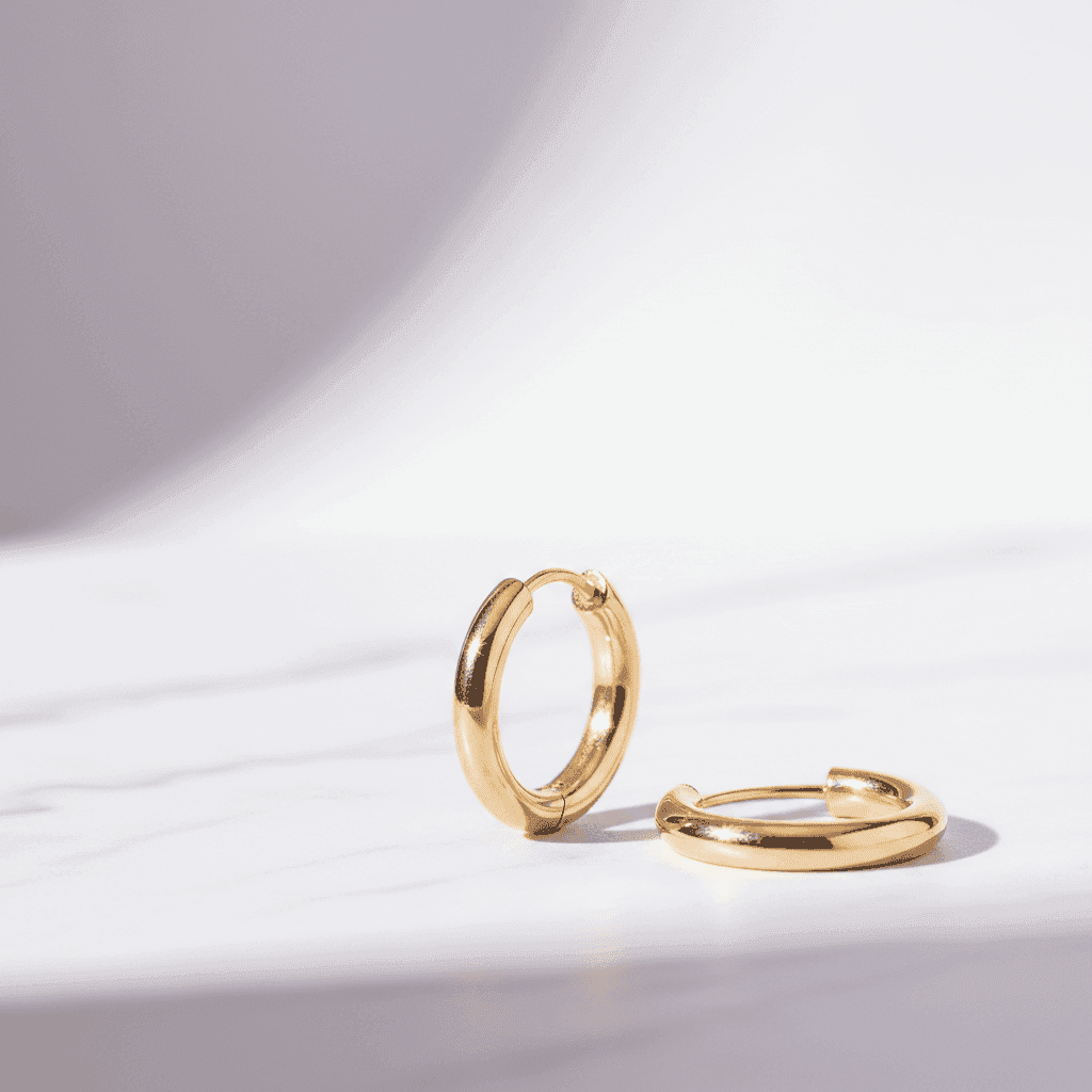 Sleek Hoop Earring Pair