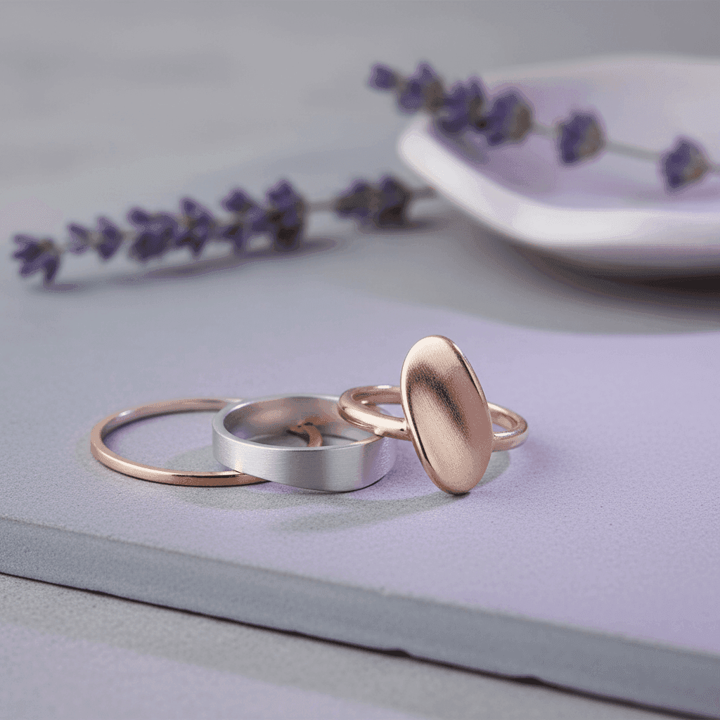Matte Finish Ring Set